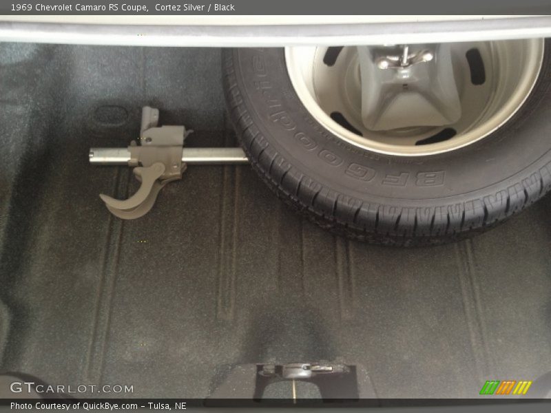 Cortez Silver / Black 1969 Chevrolet Camaro RS Coupe