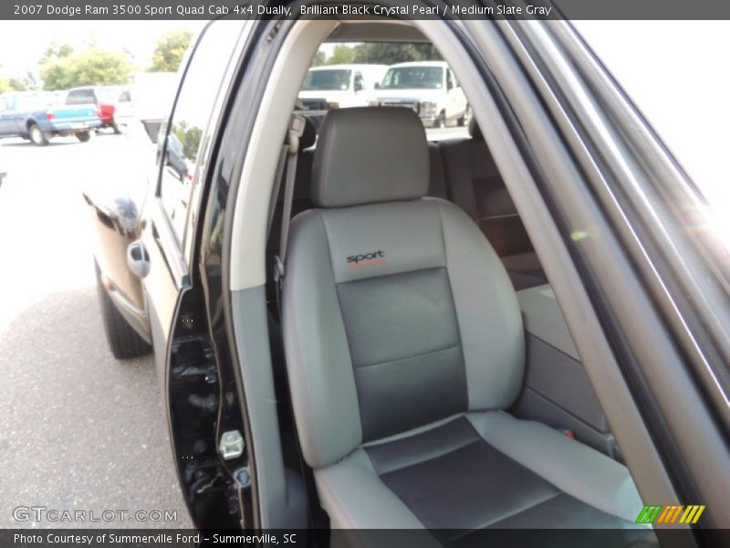 Front Seat of 2007 Ram 3500 Sport Quad Cab 4x4 Dually