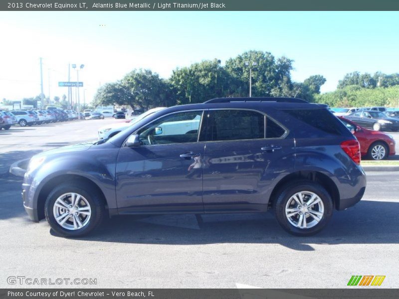 Atlantis Blue Metallic / Light Titanium/Jet Black 2013 Chevrolet Equinox LT