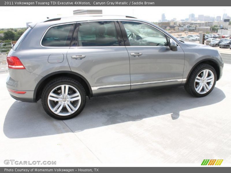 Canyon Gray Metallic / Saddle Brown 2011 Volkswagen Touareg TDI Executive 4XMotion
