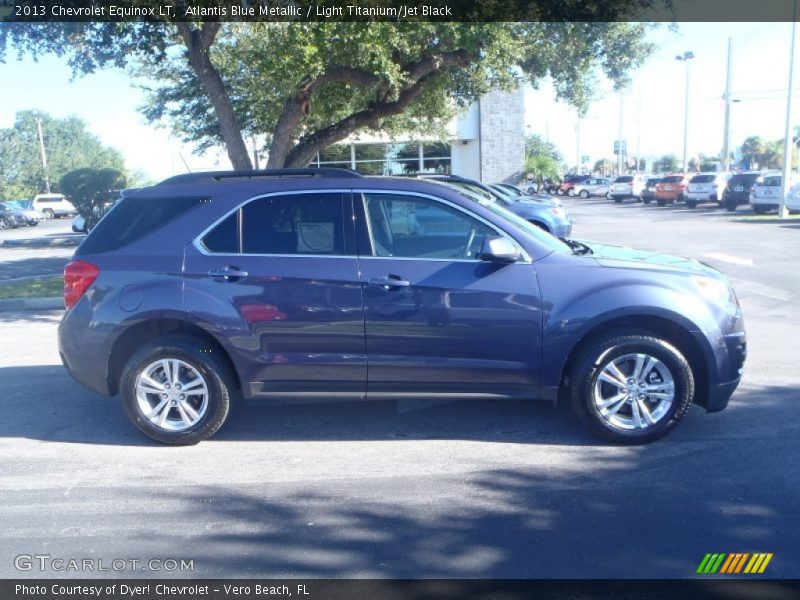 Atlantis Blue Metallic / Light Titanium/Jet Black 2013 Chevrolet Equinox LT