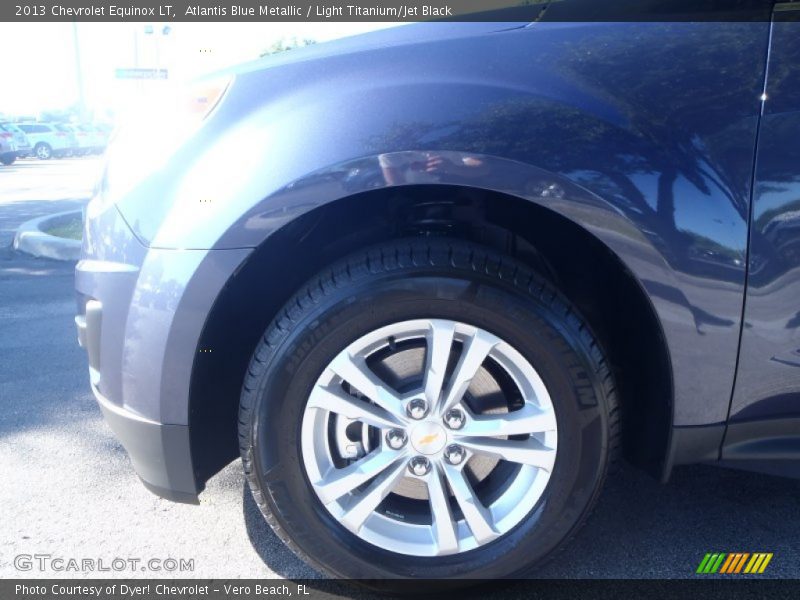 Atlantis Blue Metallic / Light Titanium/Jet Black 2013 Chevrolet Equinox LT
