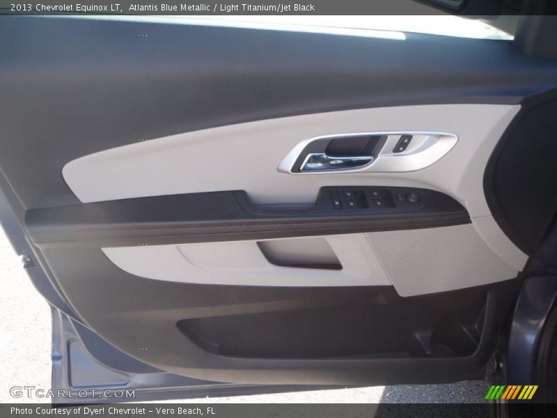 Atlantis Blue Metallic / Light Titanium/Jet Black 2013 Chevrolet Equinox LT
