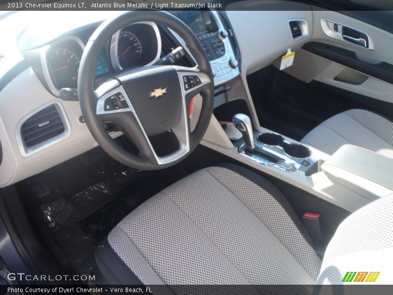 Atlantis Blue Metallic / Light Titanium/Jet Black 2013 Chevrolet Equinox LT