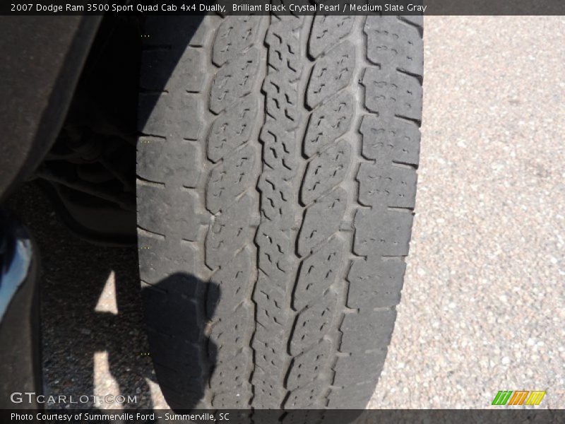 Brilliant Black Crystal Pearl / Medium Slate Gray 2007 Dodge Ram 3500 Sport Quad Cab 4x4 Dually