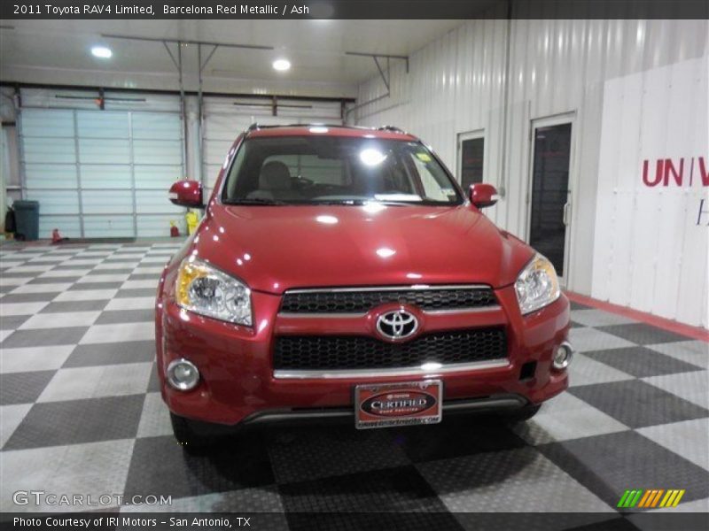 Barcelona Red Metallic / Ash 2011 Toyota RAV4 Limited