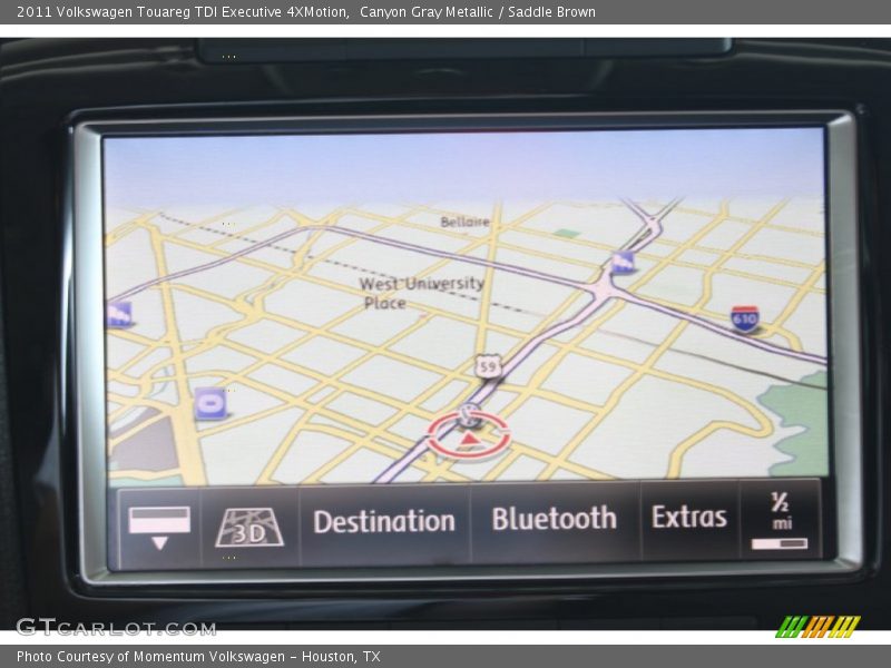 Canyon Gray Metallic / Saddle Brown 2011 Volkswagen Touareg TDI Executive 4XMotion