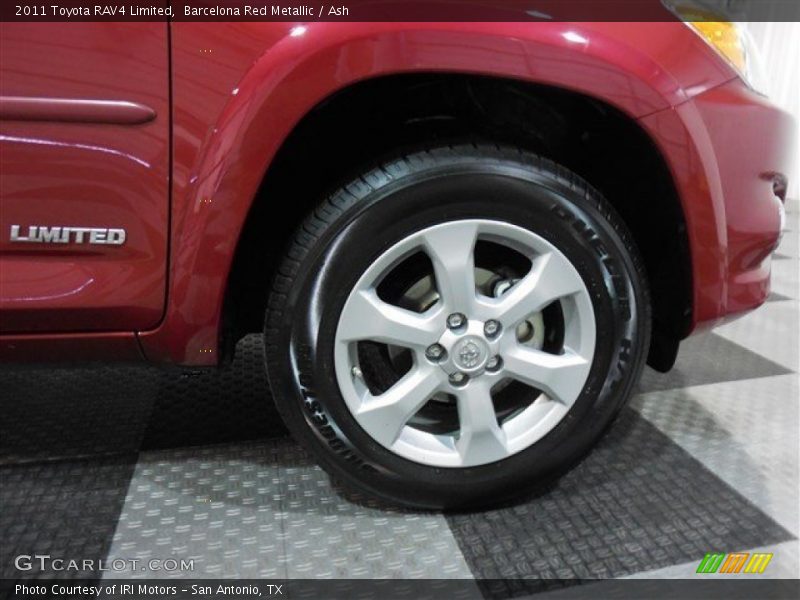 Barcelona Red Metallic / Ash 2011 Toyota RAV4 Limited