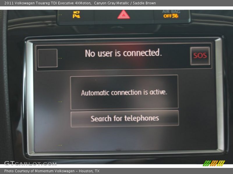 Canyon Gray Metallic / Saddle Brown 2011 Volkswagen Touareg TDI Executive 4XMotion