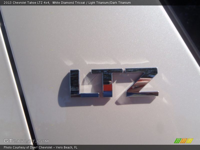 White Diamond Tricoat / Light Titanium/Dark Titanium 2013 Chevrolet Tahoe LTZ 4x4