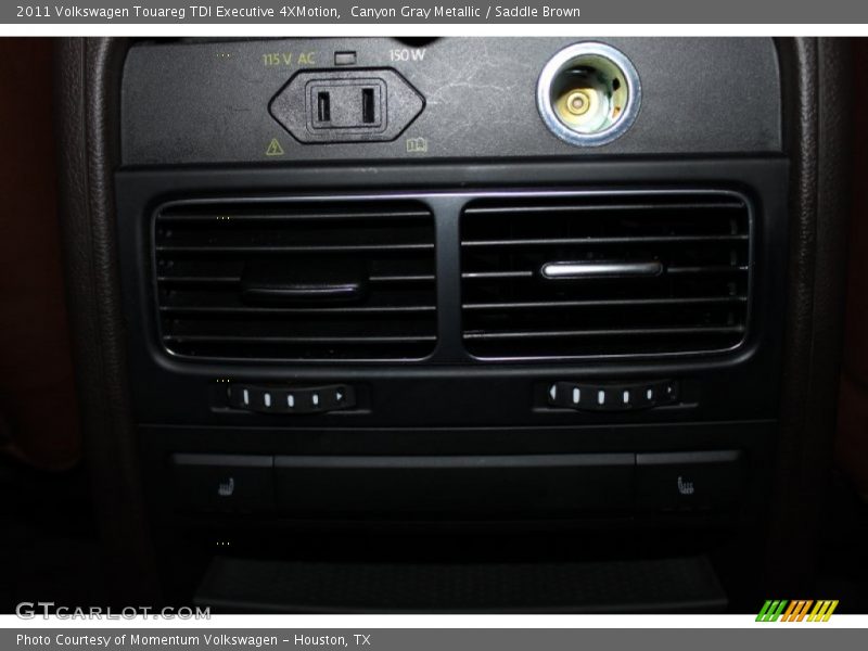 Canyon Gray Metallic / Saddle Brown 2011 Volkswagen Touareg TDI Executive 4XMotion