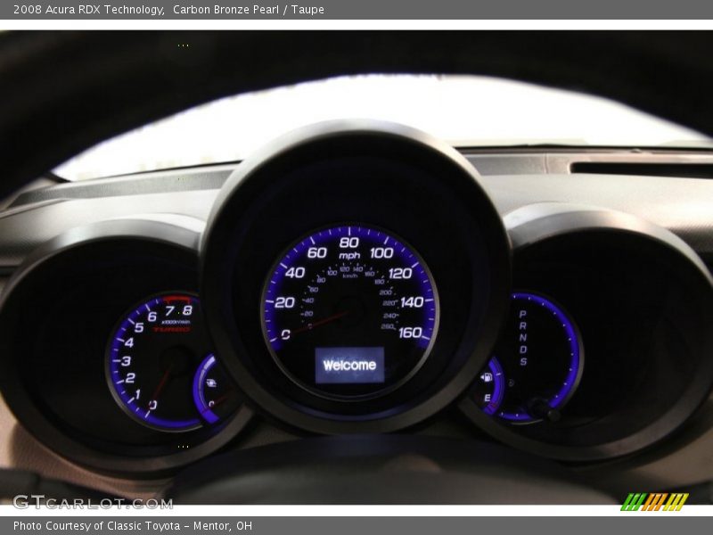 Carbon Bronze Pearl / Taupe 2008 Acura RDX Technology