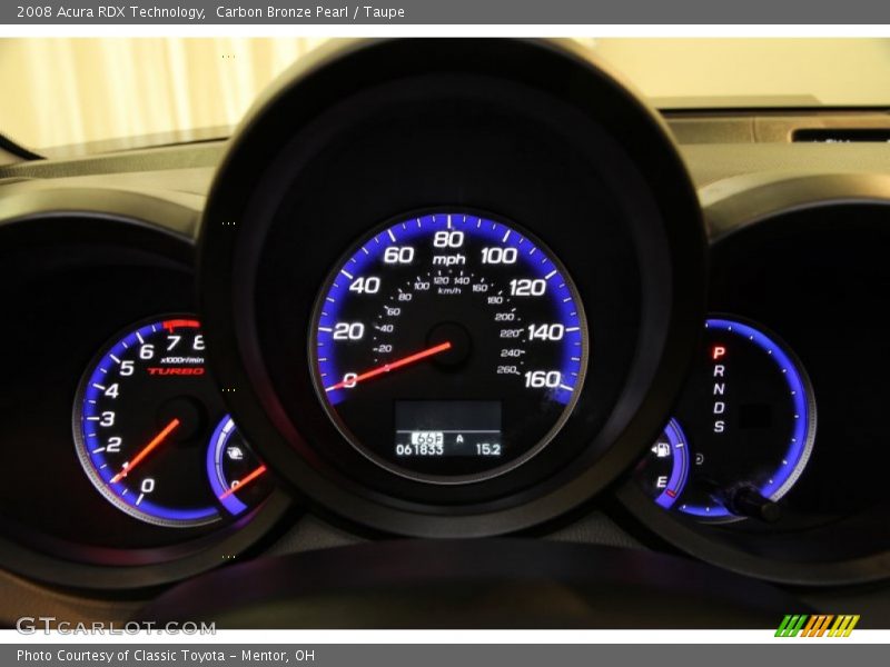 Carbon Bronze Pearl / Taupe 2008 Acura RDX Technology
