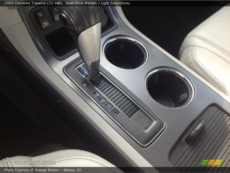 Silver Moss Metallic / Light Gray/Ebony 2009 Chevrolet Traverse LTZ AWD