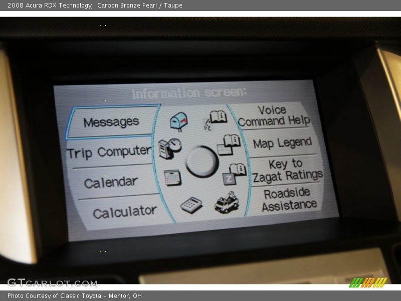 Carbon Bronze Pearl / Taupe 2008 Acura RDX Technology