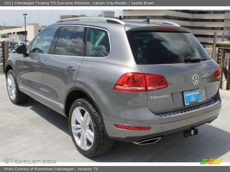 Canyon Gray Metallic / Saddle Brown 2011 Volkswagen Touareg TDI Executive 4XMotion