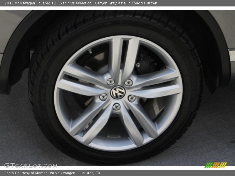 Canyon Gray Metallic / Saddle Brown 2011 Volkswagen Touareg TDI Executive 4XMotion