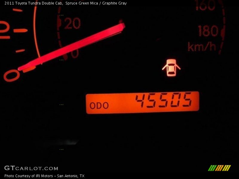 Spruce Green Mica / Graphite Gray 2011 Toyota Tundra Double Cab