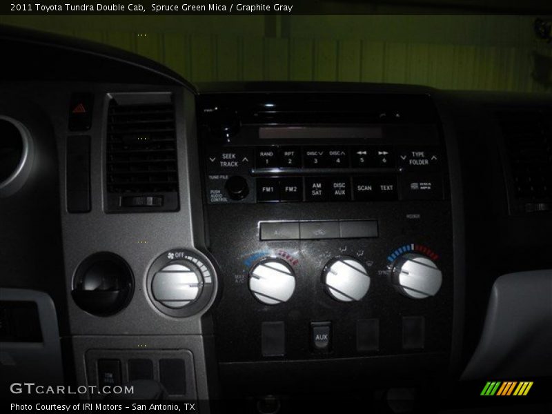 Spruce Green Mica / Graphite Gray 2011 Toyota Tundra Double Cab