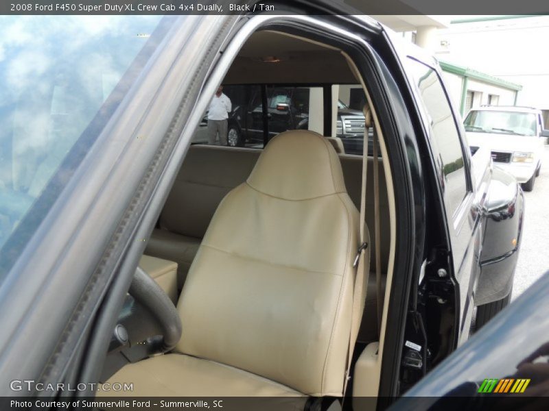 Black / Tan 2008 Ford F450 Super Duty XL Crew Cab 4x4 Dually