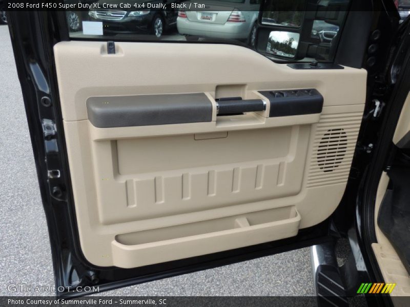 Black / Tan 2008 Ford F450 Super Duty XL Crew Cab 4x4 Dually