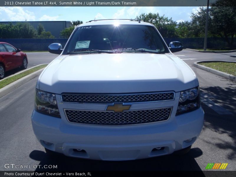 Summit White / Light Titanium/Dark Titanium 2013 Chevrolet Tahoe LT 4x4
