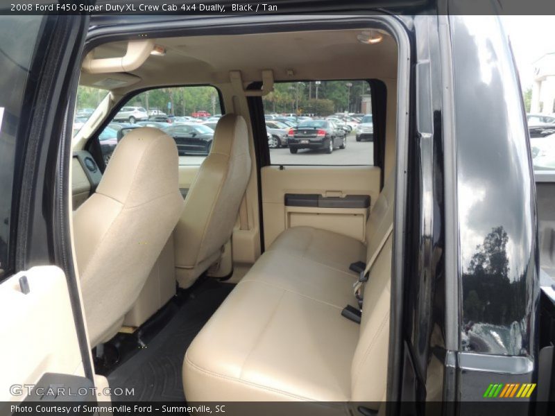 Black / Tan 2008 Ford F450 Super Duty XL Crew Cab 4x4 Dually