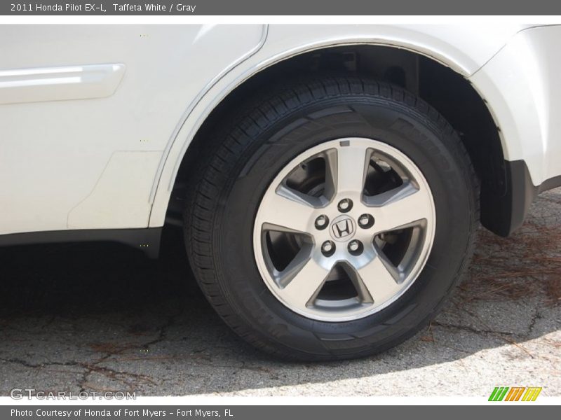 Taffeta White / Gray 2011 Honda Pilot EX-L