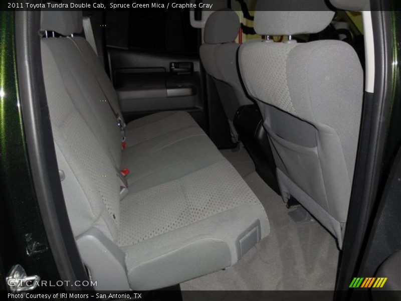 Spruce Green Mica / Graphite Gray 2011 Toyota Tundra Double Cab