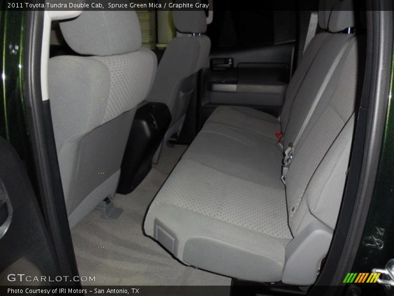 Spruce Green Mica / Graphite Gray 2011 Toyota Tundra Double Cab