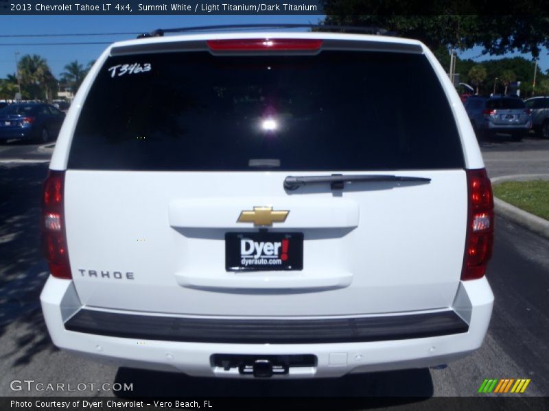Summit White / Light Titanium/Dark Titanium 2013 Chevrolet Tahoe LT 4x4
