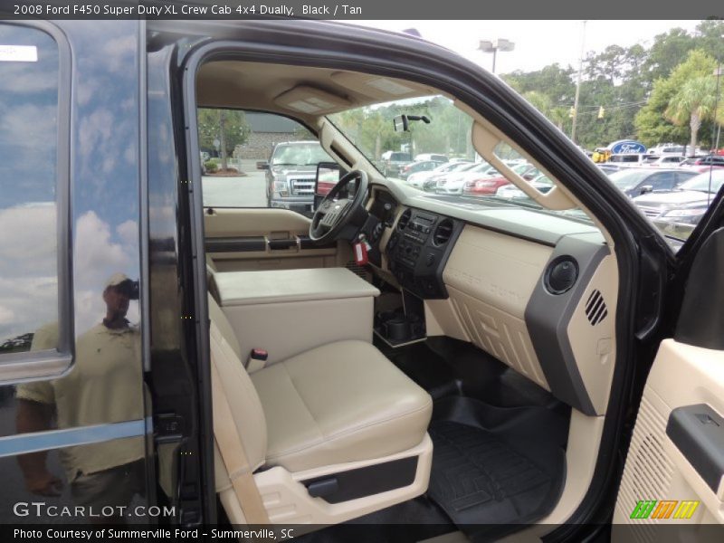 Black / Tan 2008 Ford F450 Super Duty XL Crew Cab 4x4 Dually