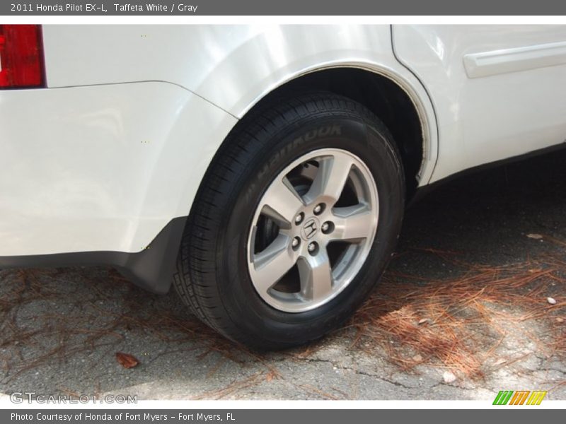 Taffeta White / Gray 2011 Honda Pilot EX-L