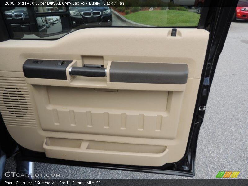 Black / Tan 2008 Ford F450 Super Duty XL Crew Cab 4x4 Dually