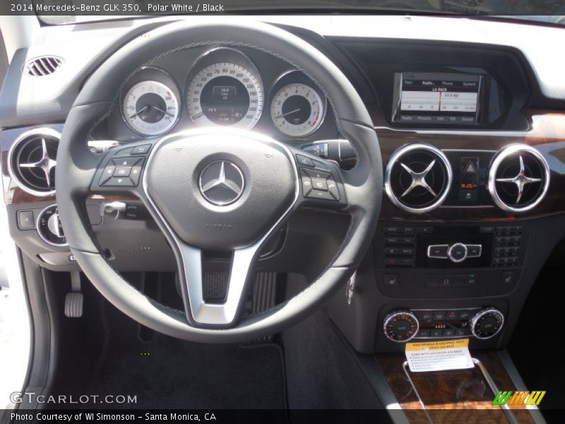 Polar White / Black 2014 Mercedes-Benz GLK 350