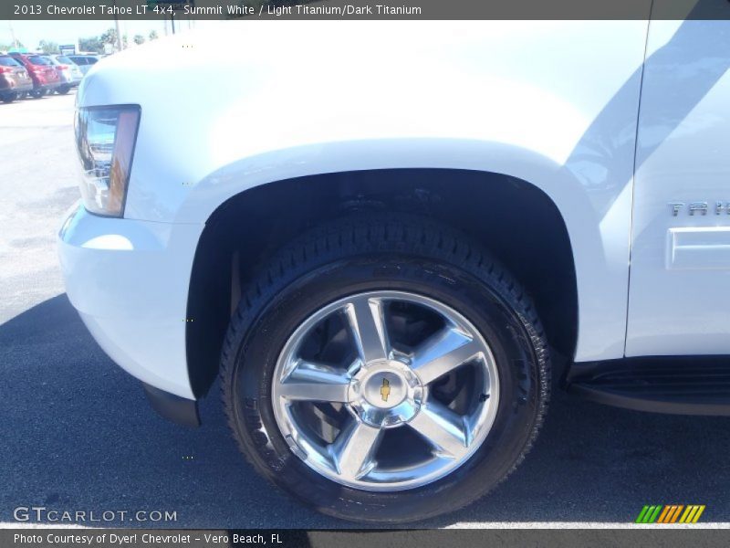Summit White / Light Titanium/Dark Titanium 2013 Chevrolet Tahoe LT 4x4