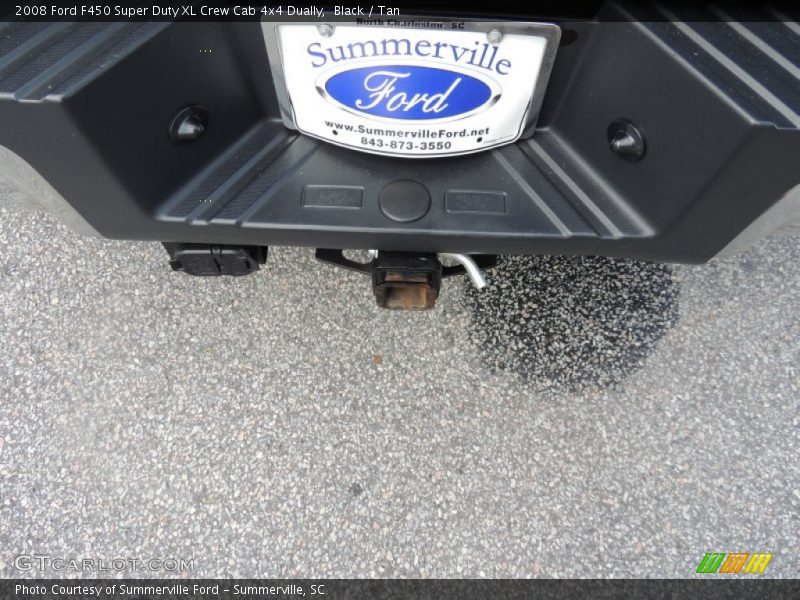 Black / Tan 2008 Ford F450 Super Duty XL Crew Cab 4x4 Dually
