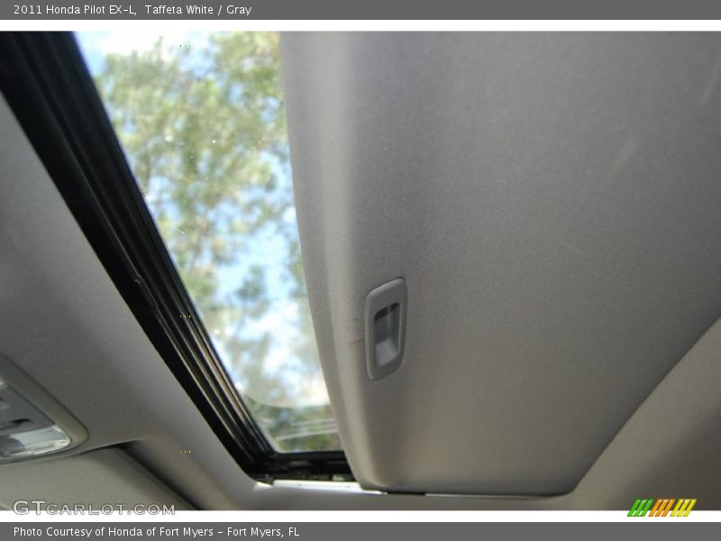 Taffeta White / Gray 2011 Honda Pilot EX-L