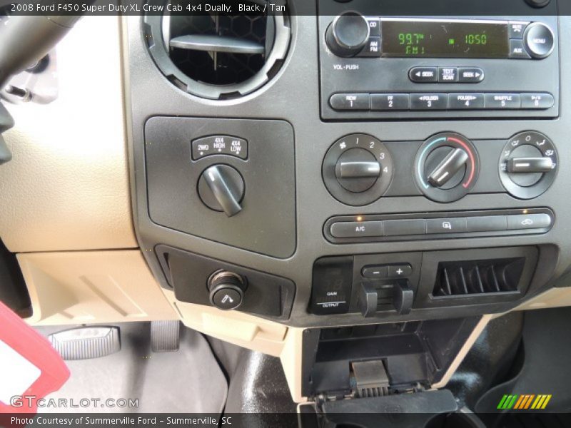 Black / Tan 2008 Ford F450 Super Duty XL Crew Cab 4x4 Dually