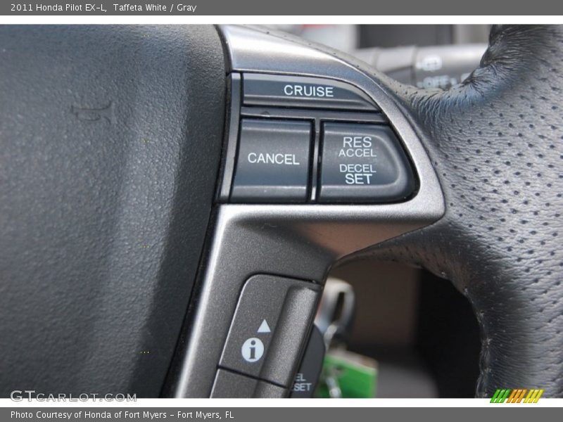 Taffeta White / Gray 2011 Honda Pilot EX-L
