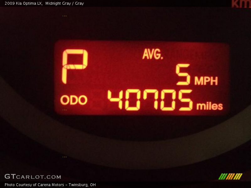 Midnight Gray / Gray 2009 Kia Optima LX