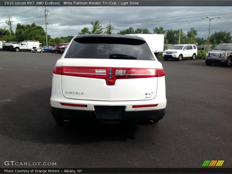 White Platinum Metallic Tri-Coat / Light Stone 2010 Lincoln MKT AWD EcoBoost