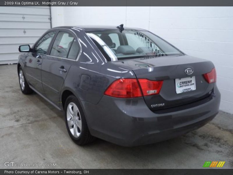 Midnight Gray / Gray 2009 Kia Optima LX
