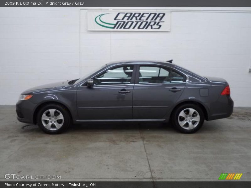 Midnight Gray / Gray 2009 Kia Optima LX