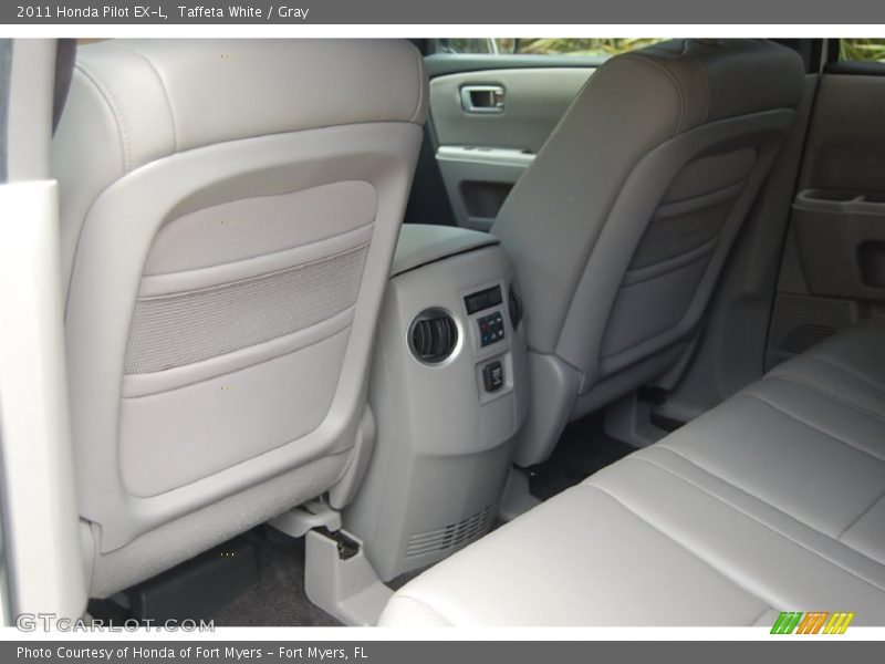 Taffeta White / Gray 2011 Honda Pilot EX-L
