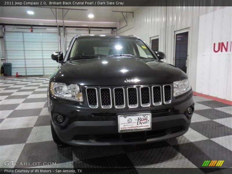 Brilliant Black Crystal Pearl / Dark Slate Gray 2011 Jeep Compass 2.0