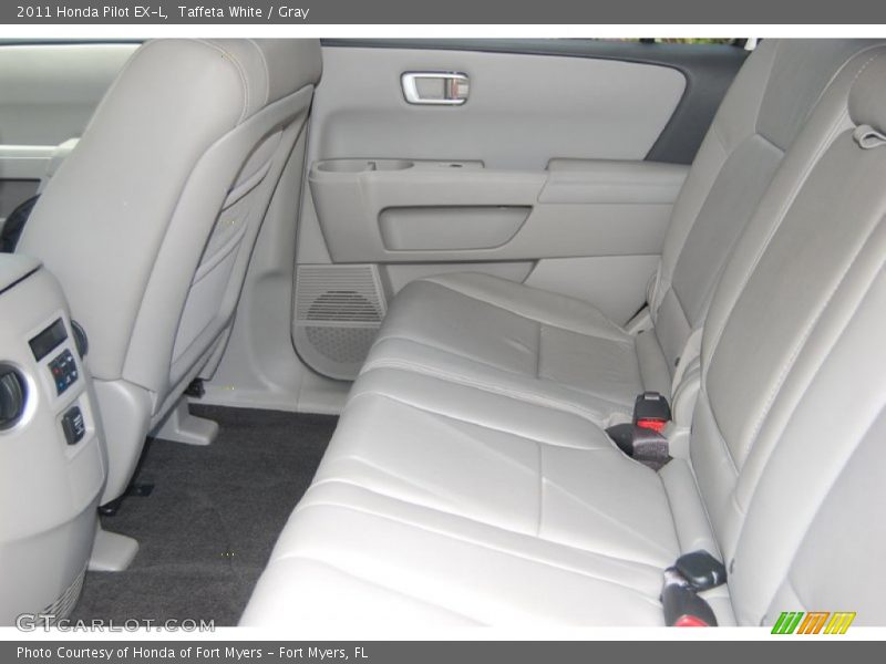 Taffeta White / Gray 2011 Honda Pilot EX-L