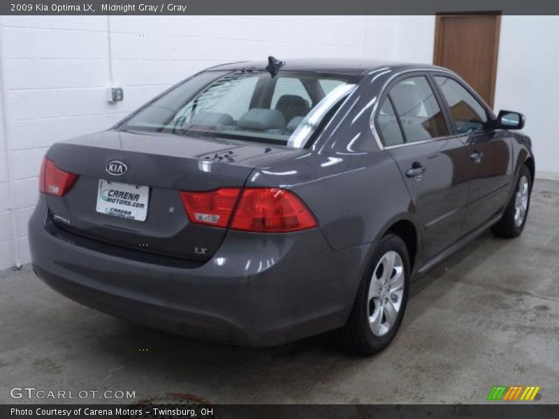 Midnight Gray / Gray 2009 Kia Optima LX