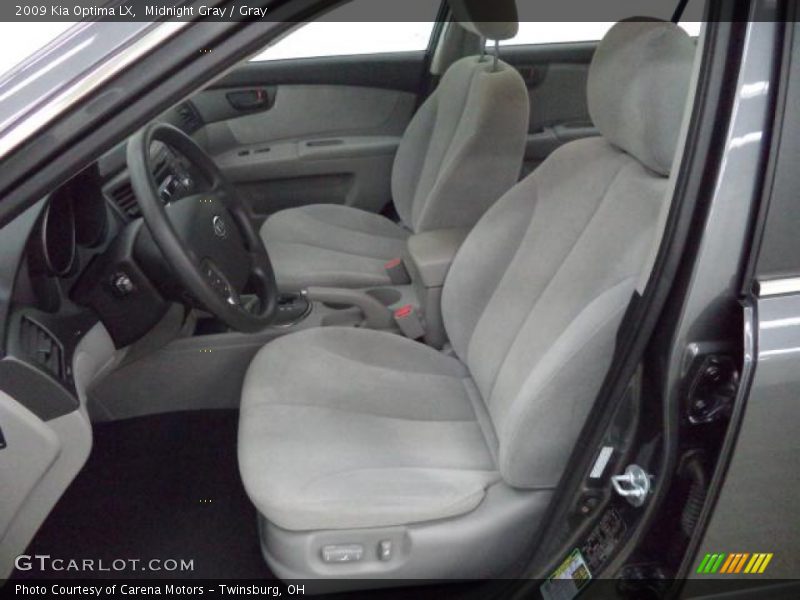 Midnight Gray / Gray 2009 Kia Optima LX