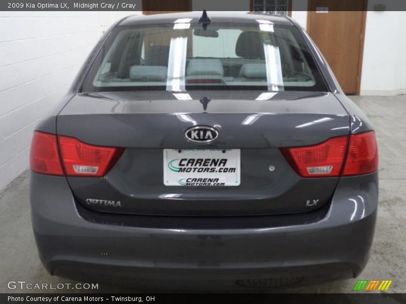 Midnight Gray / Gray 2009 Kia Optima LX